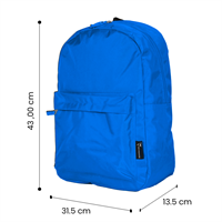 TECHMADE ZAINO AMERICAN STYLE (31.5x13.5x43 CM) BLU