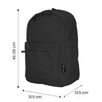 TECHMADE ZAINO AMERICAN STYLE (31.5x13.5x43 CM) NERO