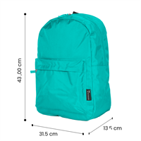 TECHMADE ZAINO AMERICAN STYLE (31.5x13.5x43 CM) LIGHT BLU