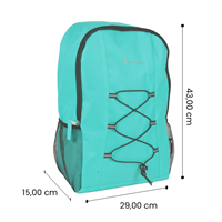 TECHMADE ZAINO SPORT STYLE (29x15x43 CM) LIGHT BLU