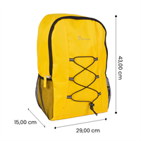 TECHMADE ZAINO SPORT STYLE (29x15x43 CM) GIALLO