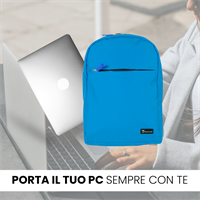 TECHMADE ZAINO PROFESSIONAL STYLE PER PC (30x12x43 CM) BLU