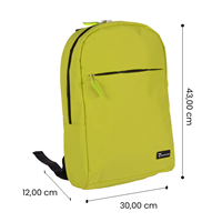 TECHMADE ZAINO PROFESSIONAL STYLE PER PC (30x12x43 CM) VERDE