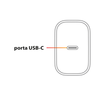 TECHMADE CARICABATTERIE 20W CON UNA PORTA USB-C OUTPUT