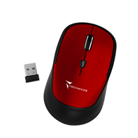 TECHMADE MOUSE WIRELESS RED