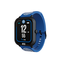 TECHMADE SMARTWATCH INTER CASSA NERA CON CINTURINO BLU