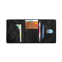 ETRES WALLET SMART CLASSIC COLLEZIONE STORM BLACK