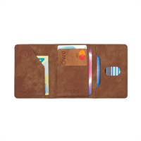 ETRES WALLET SMART FLAT COLLEZIONE STORM BROWN