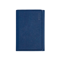 ETRES WALLET SMART CLASSIC COLLEZIONE SAFFIANO BLU