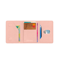 ETRES WALLET SMART FLAT COLLEZIONE SAFFIANO PINK